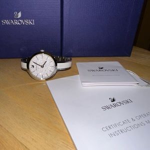 Swarovski Crystalline Delight Watch - White/Stainless Steel